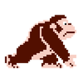 Donkey Kong throwing a barrel ( 500)