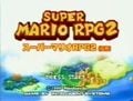 Paper Mario's title screen from when it was called Super Mario RPG 2.