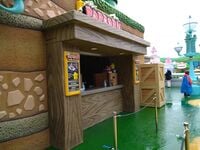 "Pit Stop Popcorn"(ピットストップ・ポップコーン) storefront in  Super Nintendo World