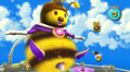 Bee Mario before Queen Bee (from "Bee Mario Takes Flight")