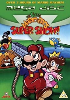 The back of the The Super Mario Bros. Super Show! - Mega Disc DVD Setcover