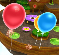 Balloons in Super Mario Galaxy 2