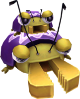 Rendered model of the Mandibug Stack in Super Mario Galaxy.