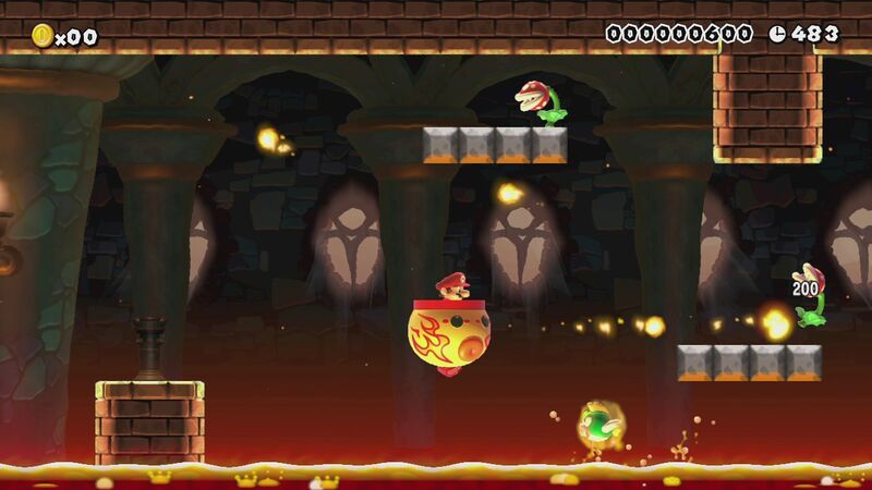 File:Super Mario Maker - Screenshot - NSMBU Castle - Fire Koopa Clown Car 01.jpg