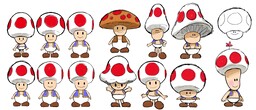 Various Toad body types