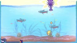 Crayfish Crash microgame in WarioWare: Get It Together!