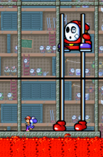 Big Guy the Stilted in the game Yoshi's Island DS.