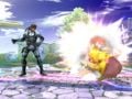 Snake detonating a C4 in Super Smash Bros. Brawl