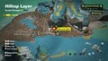 Entrance on the map