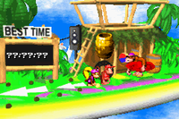 Funky's Flights II in Donkey Kong Country 2 on the Game Boy Advance