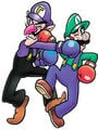 Luigi and Waluigi fight in Boxing.