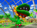 The court's hoop, Petey Piranha in Mario Hoops 3-on-3