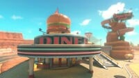 The Diner on Mario Bros. Circuit in Mario Kart World