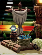 Jungle Retreat goal-line decoration