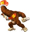 Artwork of Donkey Kong for Mario Superstar Baseball