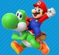 Mario riding Yoshi