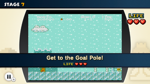 Screenshot of NES Remix 2 showing a sighting of Luigi