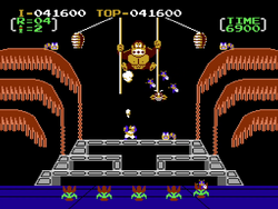 The banner image for Donkey Kong 3 on Nintendo Music.