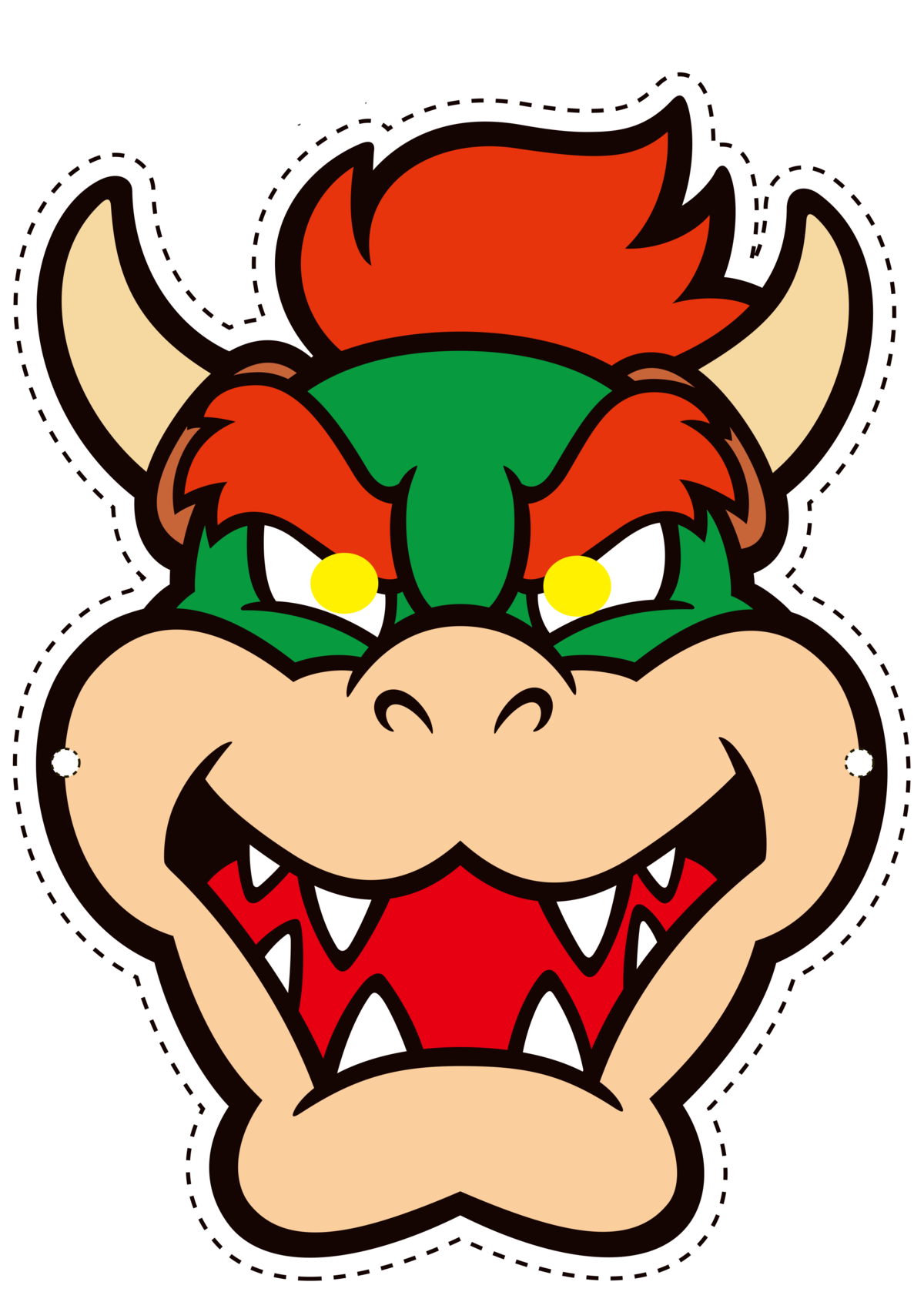 FileNintendo Topic Bowser Mask Printable Preview.png Super Mario