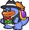 Artwork of Grubba from Paper Mario: The Thousand-Year Door
