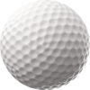 Golf ball item sticker for the Mario Golf: Super Rush trophy in the Trophy Creator application