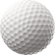 Golf ball item sticker for the Mario Golf: Super Rush trophy in the Trophy Creator application