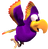 Official artwork of Quawks from Donkey Kong Country 3: Dixie Kong's Double Trouble!