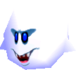 Model of a Boo from Super Mario 64.