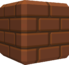 Rendered model of a brick in Super Mario Galaxy.