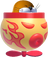 Artwork of a Monty Mole in the Fire Koopa Clown Car from Super Mario Maker for Nintendo 3DS
