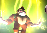 Donkey Kong using his Super Strike