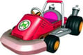 Toadette Kart* Owner: Toadette Speed: 1 Acceleration: 5 Weight: 2 LIGHT