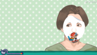 Appealing Mask, one of Mona's microgames in WarioWare: Get It Together!