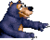 Sprite of Blue from Donkey Kong Country 3: Dixie Kong's Double Trouble!