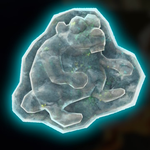 A fossil in Donkey Kong Bananza