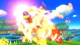 Falco's Fire Bird in Super Smash Bros. for Wii U.
