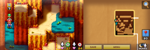 Fourteenth block in Hoohoo Mountain of Mario & Luigi: Superstar Saga + Bowser's Minions.