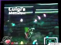 Prerelease footage of Luigi's Mansion from E3 2001