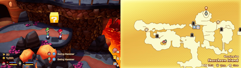 6th block in Skorcheen Island from Mario & Luigi: Brothership