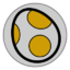 Yellow Yoshi emblem from Mario Kart 8