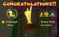 The Star Cup trophy in Mario Kart: Double Dash!!.