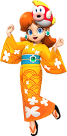 Daisy (Yukata) from Mario Kart Tour