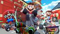 Mario (SNES) tricking in the 8-Bit Pipe Frame on Tokyo Blur 4