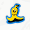 A sticker in Mario Kart World