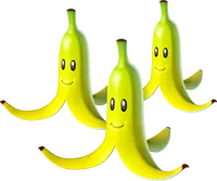 The icon for the Triple Bananas from Mario Kart World
