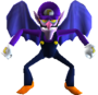 Waluigi using the Vampire Candy