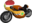 The model for Princess Daisy's Mach Bike from Mario Kart Wii