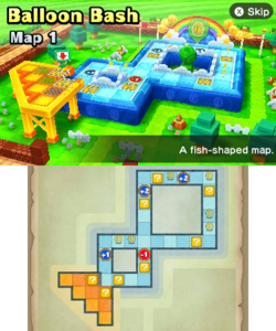 Map 1 from Mario Party: Star Rush