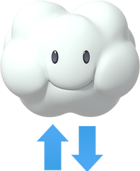 Promotional artwork of Lakitu's Cloud for Nintendo Switch Online