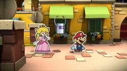 Toad in Trouble! from Paper Mario: Color Splash